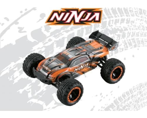 Ninja 1/16th Scale Brushed RTR 4WD Truggy Orange photo