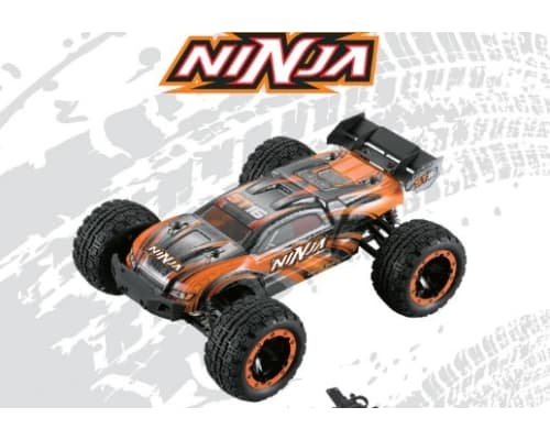 Ninja 1/16th Scale brushless RTR 4WD Truggy Orange photo