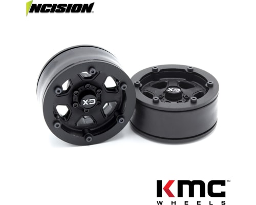 Incision 1.9 KMC KM233 Hex Black Plastic photo