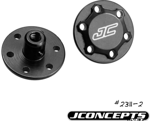 RC10 Finnisher wing buttons - black photo