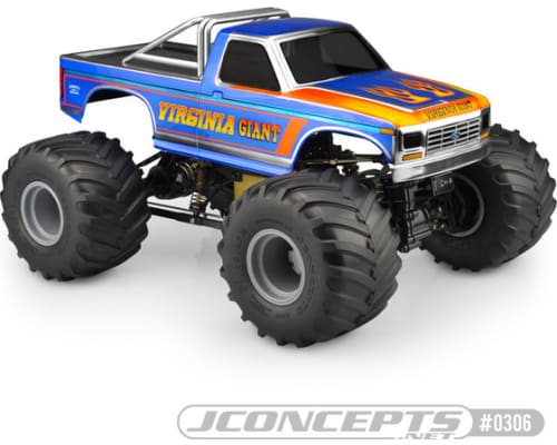 1984 F0RD F-250 Mt Scale Body for Custom 1/10 Scale Monster Tru photo