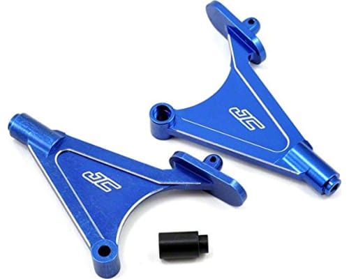 Aluminum Wing/Body Mounts TLR22/22T Blue (2) photo