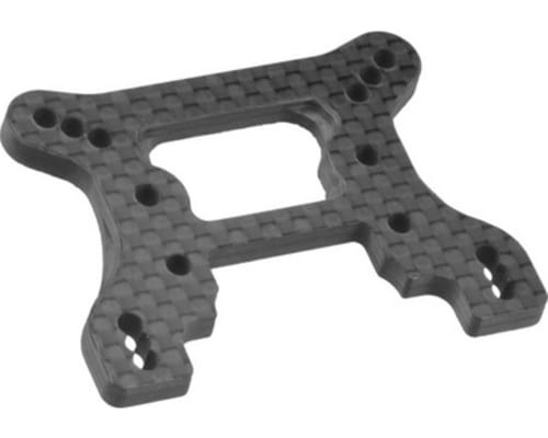 B74 Carbon Fiber frnt shock tower-ribbed/chamfered photo