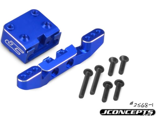 B6.2 | B6.3 Front Camber Link Mount Bulkhead Blue photo