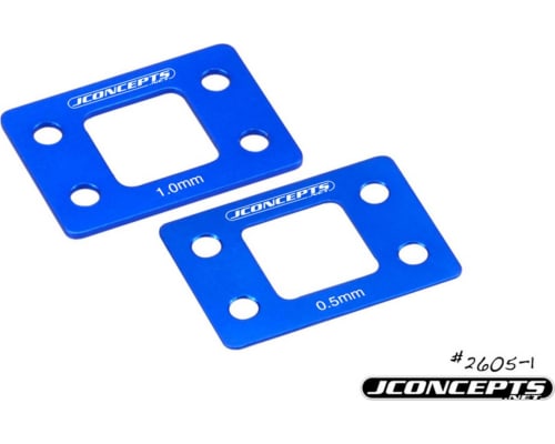 Front Suspension .5mm & 1mm Shim Set Blue:B6 B6D photo