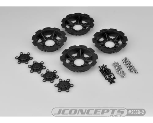 Tracker Wheel Discs 4 pieces - Black photo