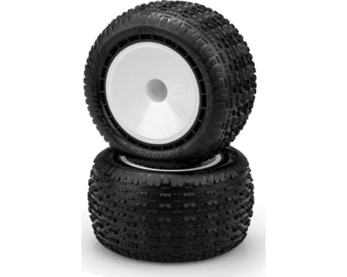 Swaggers - Pink Compound 2.2 Stadium Truck Tire Pre-Mounted On photo