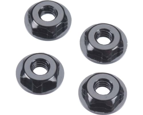 Thin Pattern Locking Wheels Nuts 8-32 thread Black photo