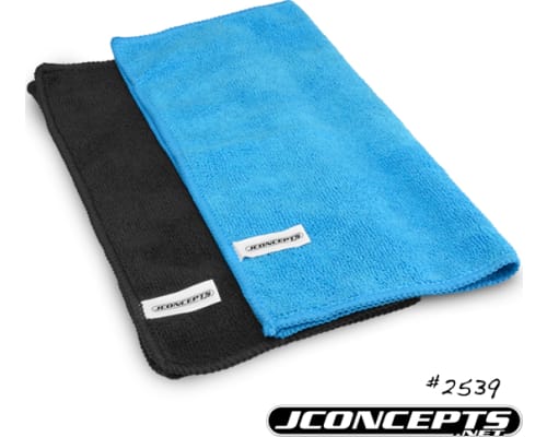 Microfiber Towel Blue/Black (2) photo