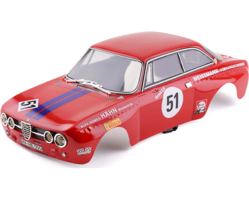 Alfa Romeo 2000 Gtam Pre-Painted 1/10 Touring Car Body (Red) photo