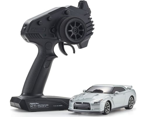 MINI-Z RWD MR-03 GT-R (R35) Ultimate Metal Silver Readyset photo