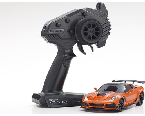 MINI-Z RWD Corvette ZR1 Sebring Orange w/LED photo