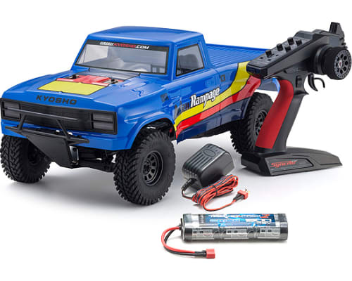 Outlaw Rampage Blue Ep 2WD Truck Readyset RTR photo