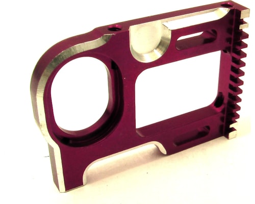 Associated 12l Purple Aluminum Motor Plate photo