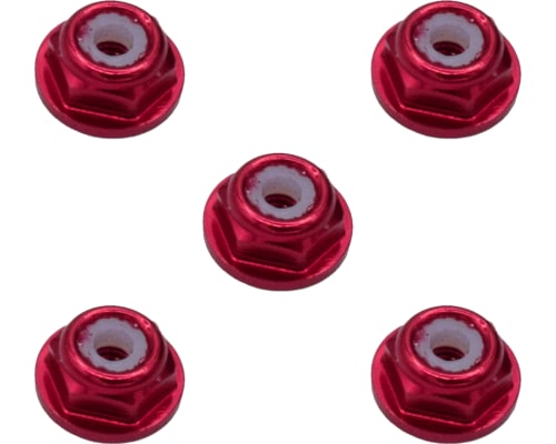 discontinued 2mm Red Flanged Lock Nut photo