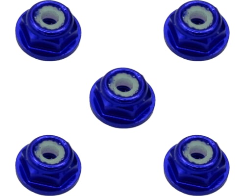 discontinued 2mm Blue Flanged Lock Nut photo