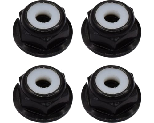 Aluminum 9mm Flanged M3 Lock Nut (4) photo