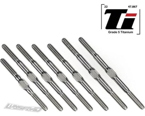 3mm PUNISHER Titanium Turnbuckle Kit for RC10B74 photo