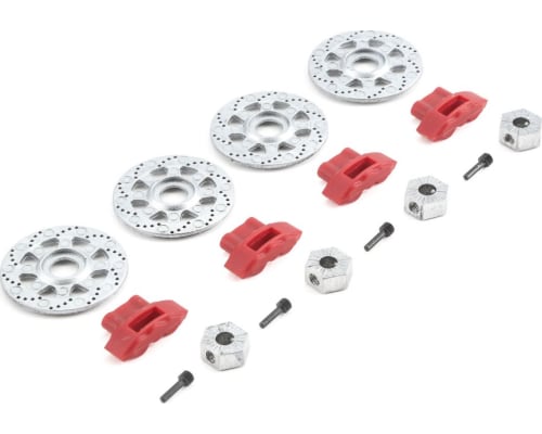 Hex Rotor Caliper & Pin Set (4) : Baja Rey photo