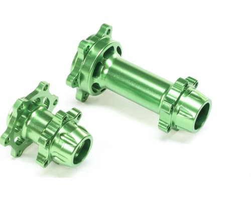 Aluminum Hub Set Machined Green: PM-MX photo