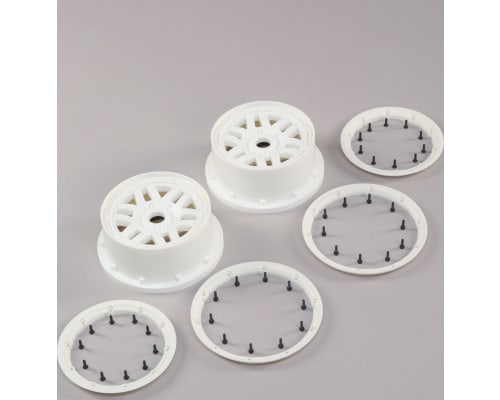 Wheel & Beadlock Set White 2 : 5ive-T 2.0 photo