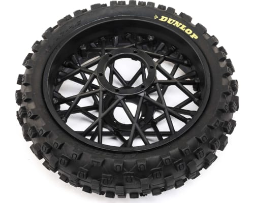 Dunlop MX53 Rear Tire Mounted Black: PM-MX photo