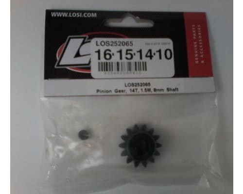 Pinion Gear  14T  1.5M  8mm Shaft photo