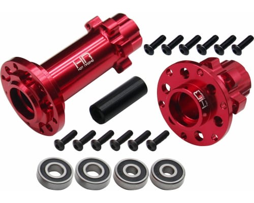 CNC Aluminum Hub Set Red: PM-MX photo