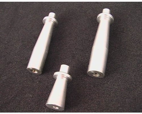 Aluminum Fuel tank post set silver:lst photo