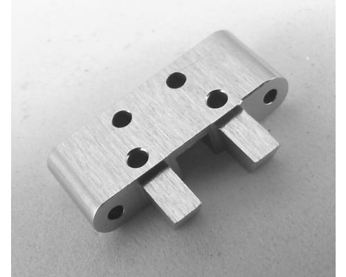 discontinued Aluminum Front Lower Arm Mount (Silver) - Losi 1/36 photo