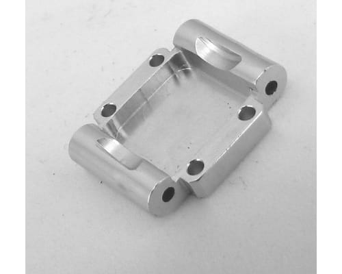 Aluminum Rear Arm Mount -2deg (Stock)(Silver) - Losi 1/36 Micro- photo