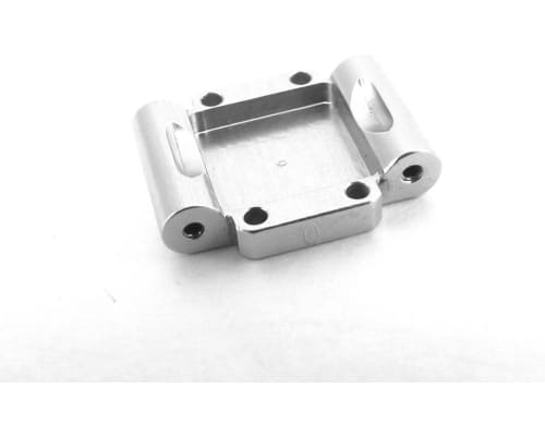 Aluminum Rear Arm Mount 0deg (Silver) - Losi 1/36 Micro-T photo