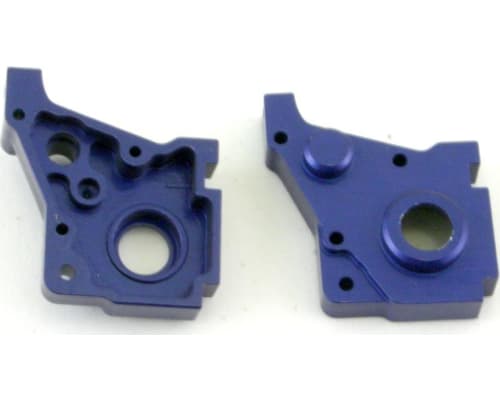 Aluminum Rear Gearbox (Blue) - Losi 1/36 Micro-T photo