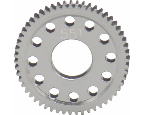 55t Hard Anodized Aluminum Spur Gear Losi 1/24 Micro photo