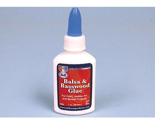 discontinued Balsa & Basswood Glue 1 oz photo