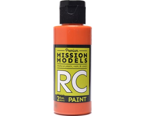 Orange Water-Based Rc Airbrush Paint 2oz photo