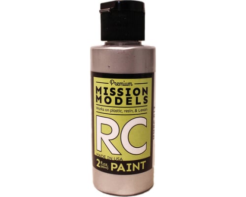 Racing Silver Water-Based Rc Airbrush Paint 2oz photo