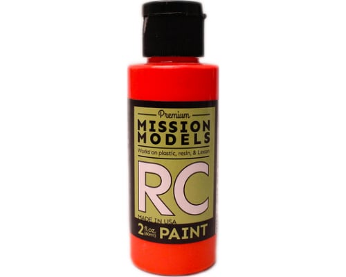 Fluorescent Racing Red Water-Based Rc Airbrush Paint 2oz photo