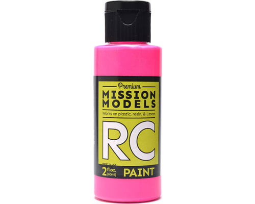 Fluorescent Racing Pink Water-Based Rc Airbrush Paint 2oz photo