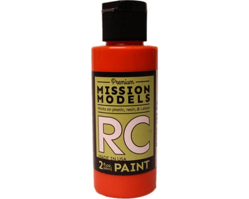 Translucent Orange Water-Based RC Airbrush Paint 2oz photo