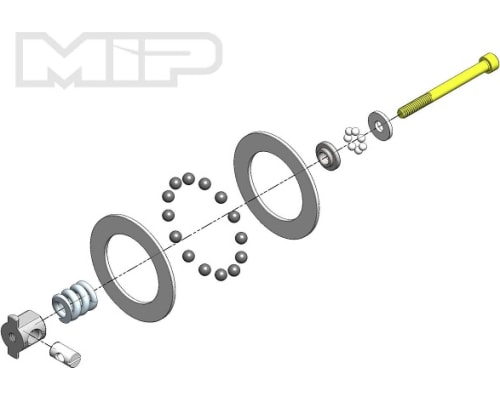 Carbide Diff Rebuild Kit :Tlr 22 Series Vehicles photo