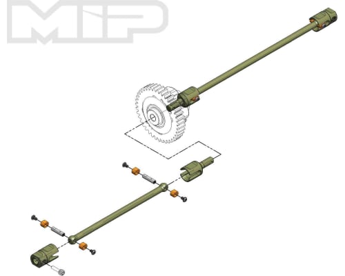 discontinued Center Drive Kit Losi Tenacity DB/SCT/T photo