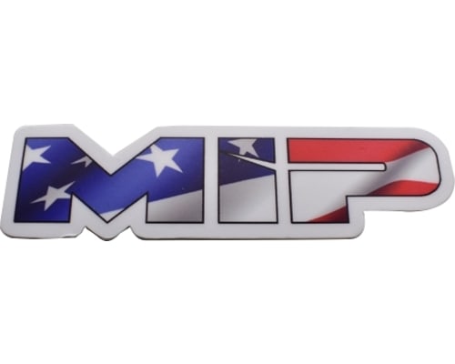 Mip American Flag, Die Cut Vinyl Sticker 3.73 X 1 photo