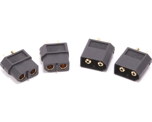 XT60 Plug M/F Black - 2 pieces photo