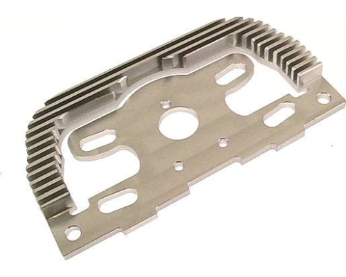 Silver Aluminum Heat Sink Motor Plate photo