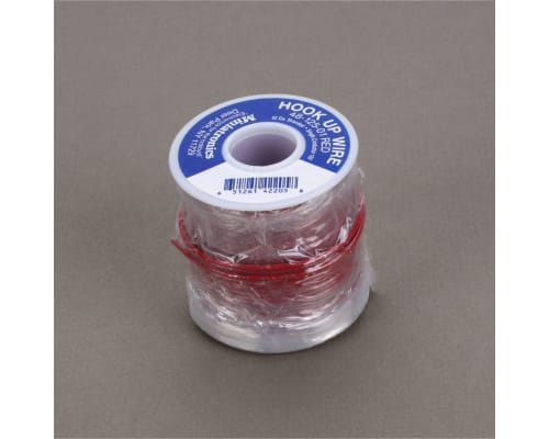 100 Feet Stranded 22 Gauge Wire Red photo