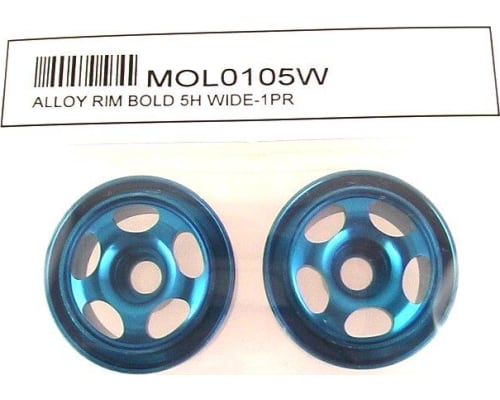 Kyosho Mini Z Aluminum Rims Bold 5h Wide - 1pr photo