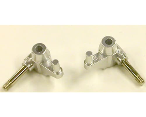 Kyosho Mini Z Silver Aluminum Front Knuckle Set photo