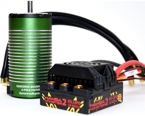 1/8 Monster 2 Esc Waterproof W/2200kv Sensored Motor photo