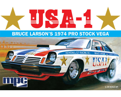 1/25 Bruce Larson USA-1 Pro Stock Vega Plastic Model Kit photo
